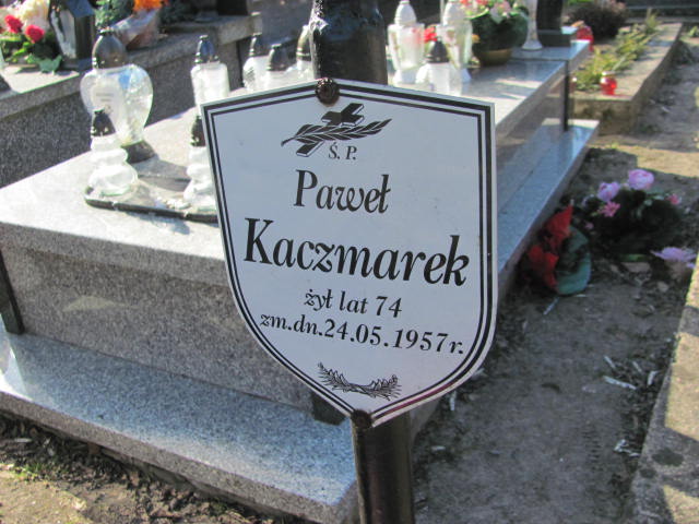 Paweł Kaczmarek Żelechów - Grobonet - Wyszukiwarka osób pochowanych