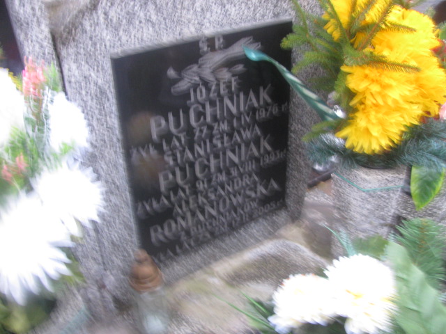 Józef Puchniak Żelechów - Grobonet - Wyszukiwarka osób pochowanych