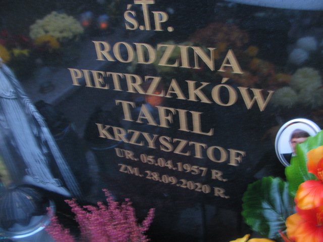 Krzysztof Tafil 1957 Żelechów - Grobonet - Wyszukiwarka osób pochowanych