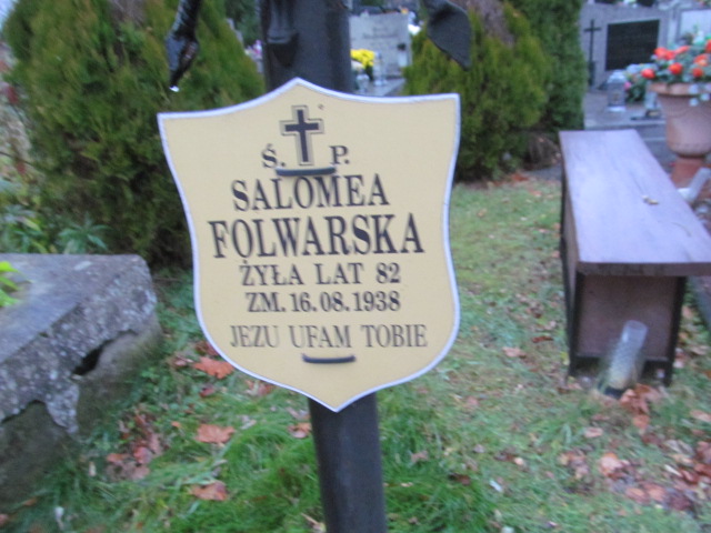 Salomea Folwarska Żelechów - Grobonet - Wyszukiwarka osób pochowanych