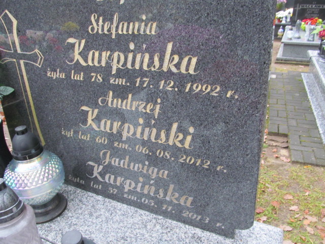 Stefania Karpińska Żelechów - Grobonet - Wyszukiwarka osób pochowanych